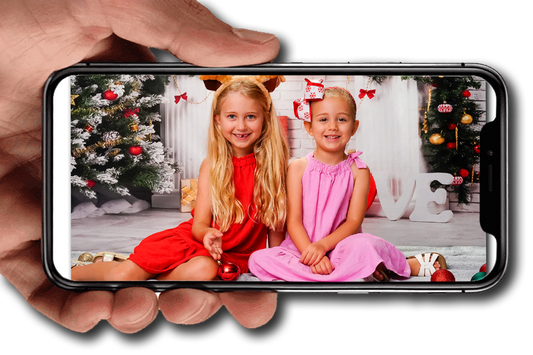 Digital Christmas Portrait